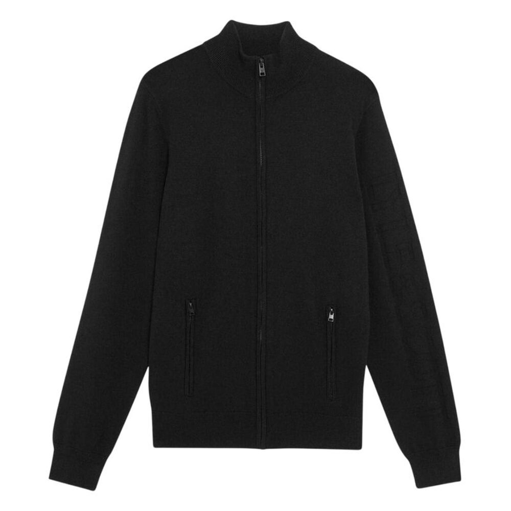 Lyle & Scott Mens Mock Neck Regular Track Jacket / Putty